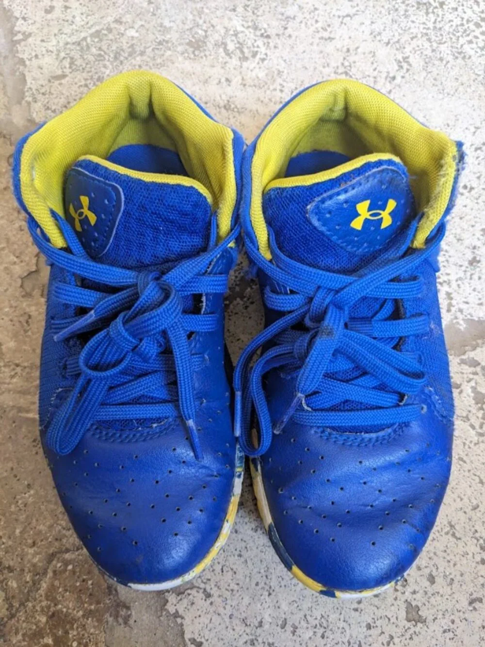 RARE Under Armour- STEPH CURRY JET ROYAL BASKETBALL SNEAKERS SHOES SIZE 13.5